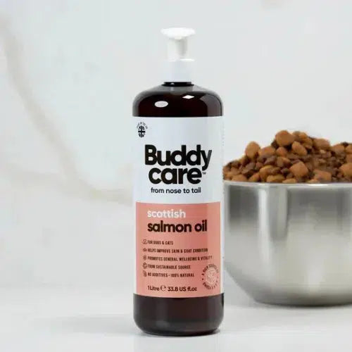 Buddycare Salmon Oil 500ml-Pettitt and Boo