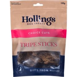 Hollings Tripe Sticks 100g-Pettitt and Boo