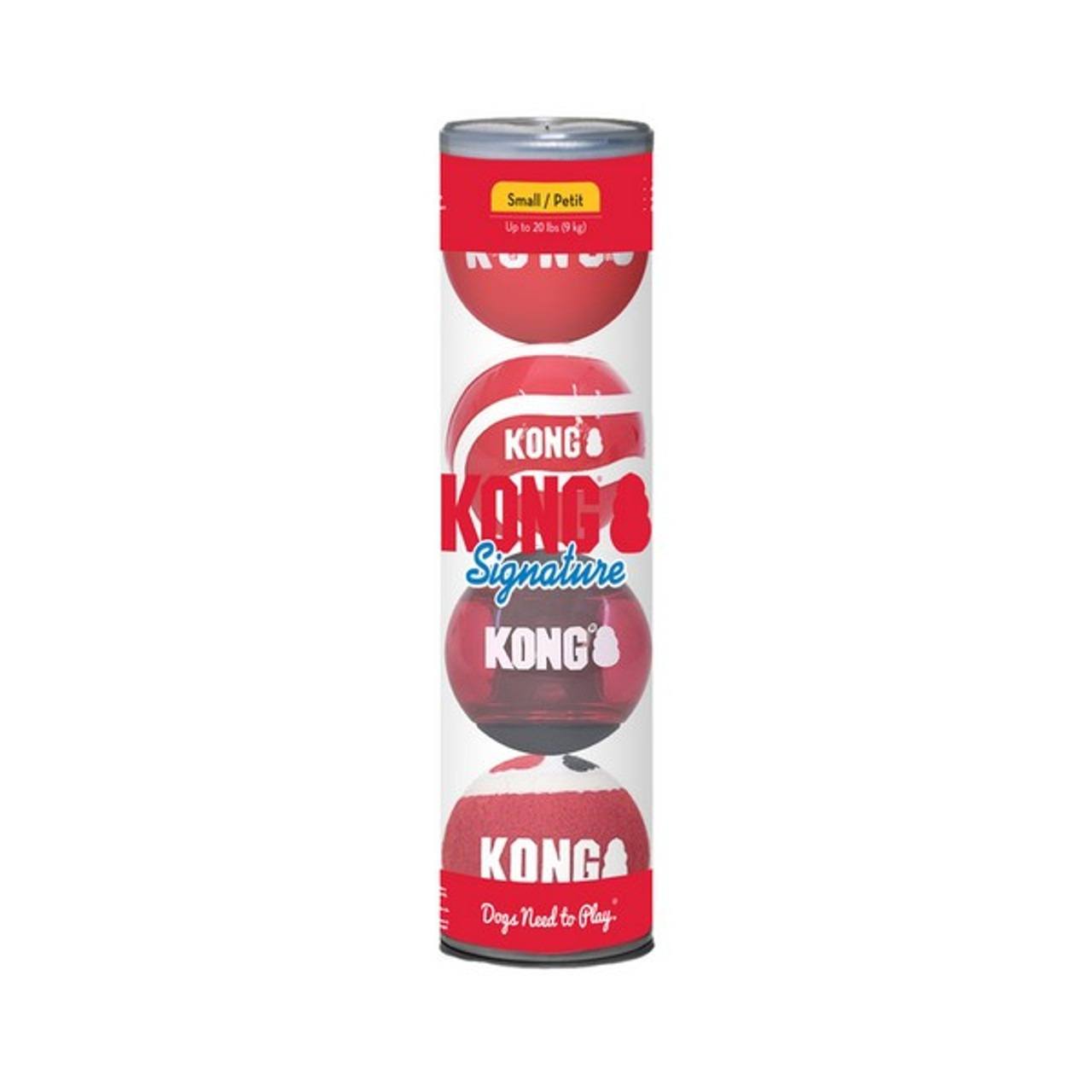 KONG Signature Balls 4 Pack Small-Pettitt and Boo
