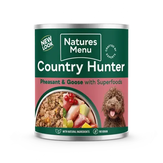 Natures Menu Country Hunter Cans 600g-Pettitt and Boo