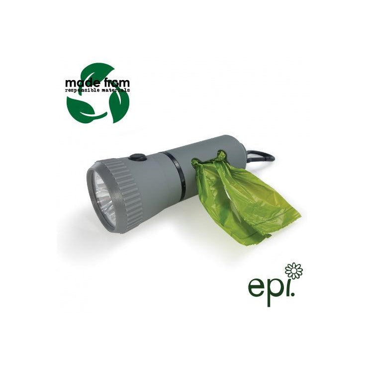 Poop Bag Dispenser With Built In Torch-Pettitt and Boo
