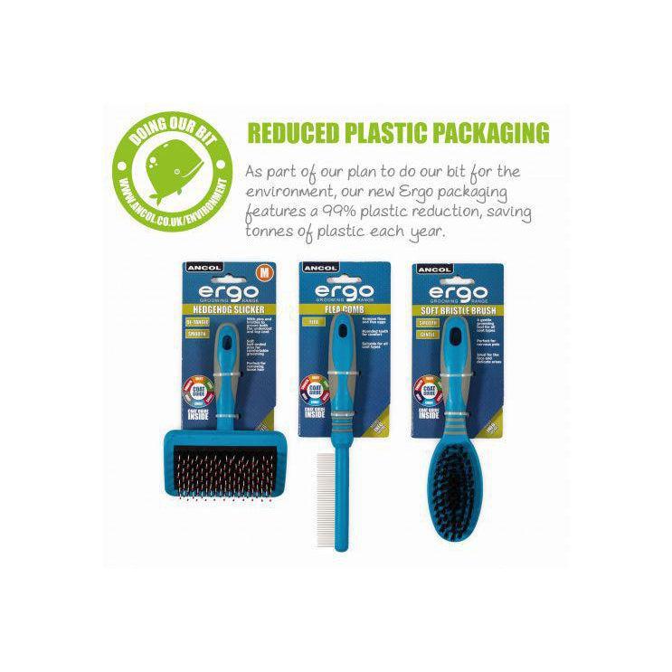 Ancol Ergo Hedgehog Slicker Brush-Pettitt and Boo