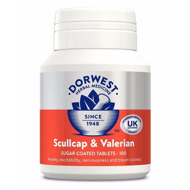 Dorwest Scullcap & Valerian Tablets-Pettitt and Boo