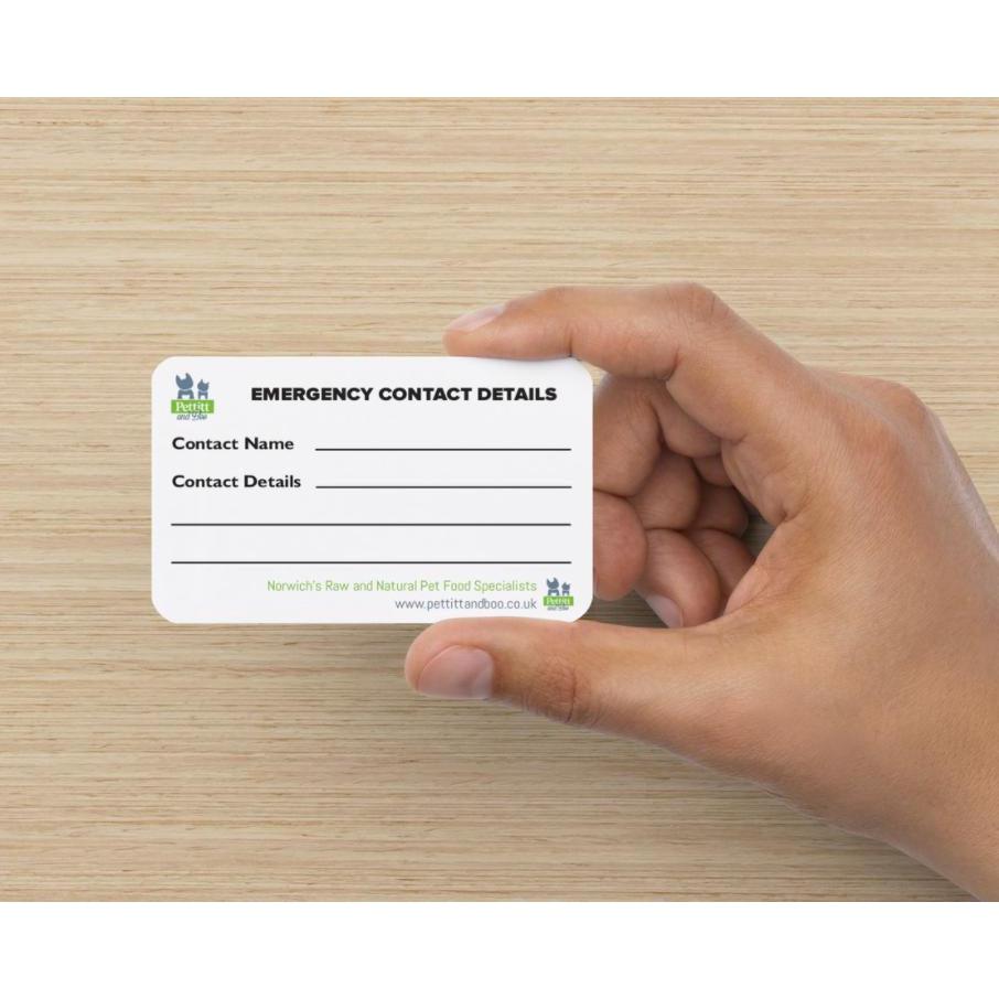 FREE Emergency Alert Card-Pettitt and Boo