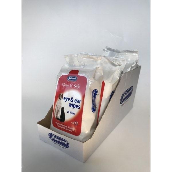 Johnson’s Clean 'n' Safe Eye & Ear Wipes-Pettitt and Boo