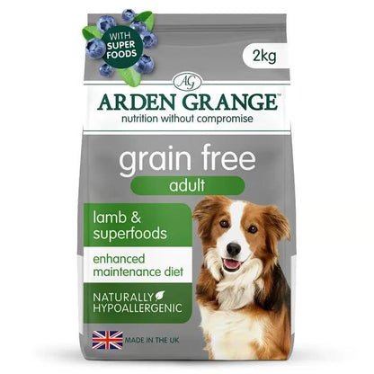 Arden Grange - Grain Free Complete Adult Dog Dry Food 2kg-Pettitt and Boo