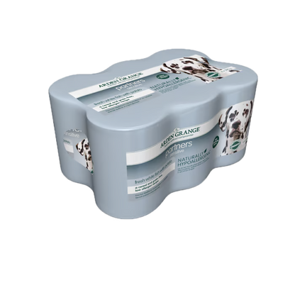 Arden Grange Sensitive Adult - With White Fish & Potato Wet Food Tins 6x395g-Pettitt and Boo