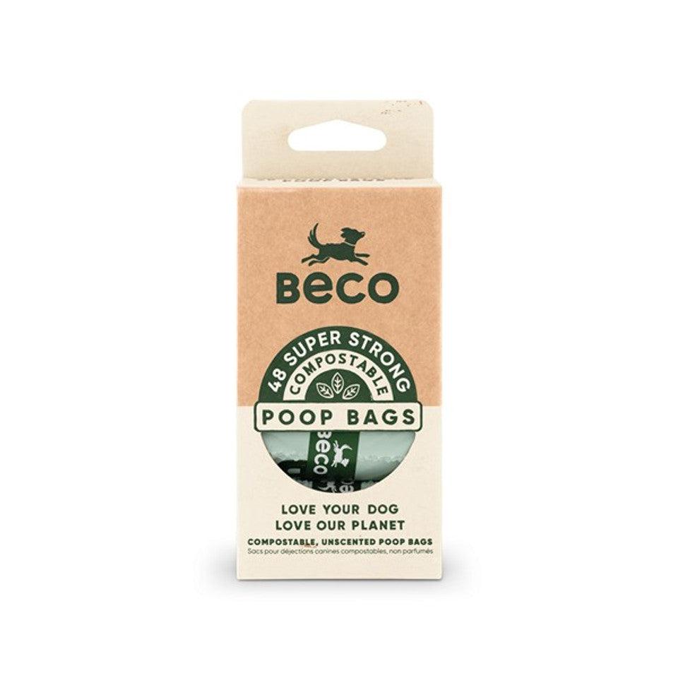 Beco Compostable Poop Bags Unscented 48 Pack-Pettitt and Boo
