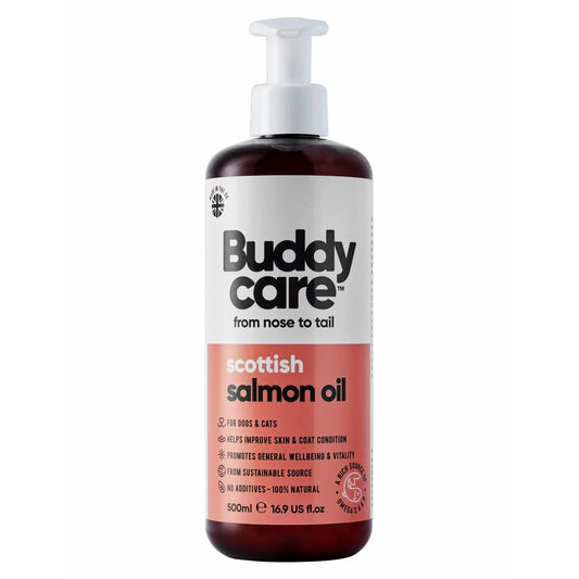 Buddycare Salmon Oil 500ml-Pettitt and Boo