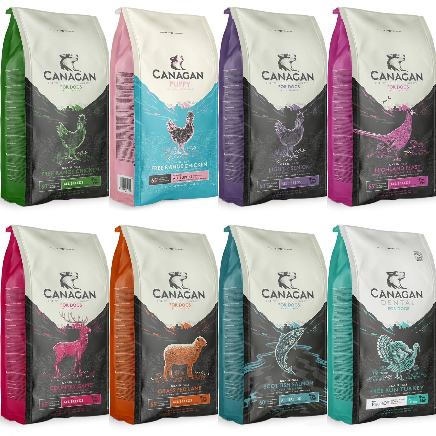 Canagan Complete Dry Dog Food for All Life Stages 2kg-Pettitt and Boo