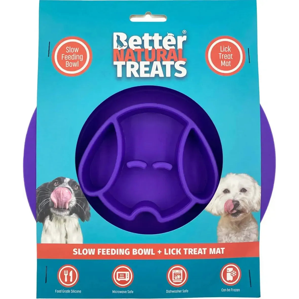 Dual-Sided Slow Feeder and Lick Mat Dog Bowl-Pettitt and Boo