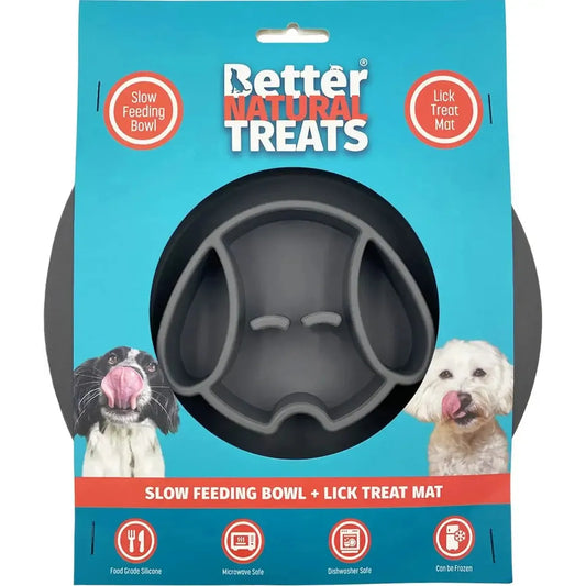 Dual-Sided Slow Feeder and Lick Mat Dog Bowl-Pettitt and Boo