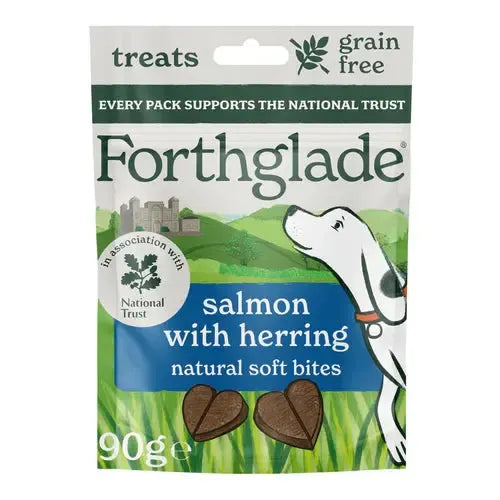 Forthglade Salmon & Herring Dog Treats 90g-Pettitt and Boo