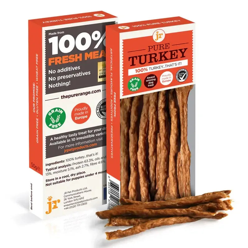 JR Pure Meat Stick Treats 50g-Pettitt and Boo