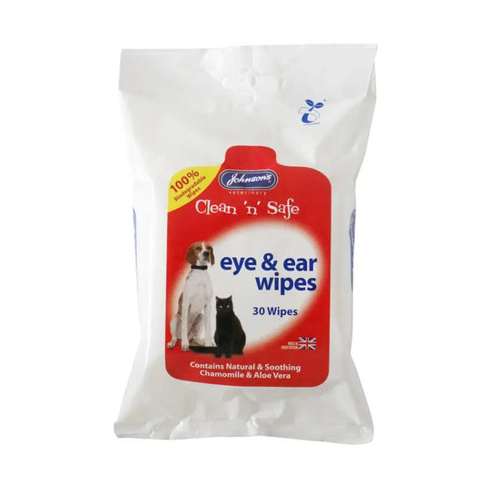 Johnson’s Clean 'n' Safe Eye & Ear Wipes-Pettitt and Boo