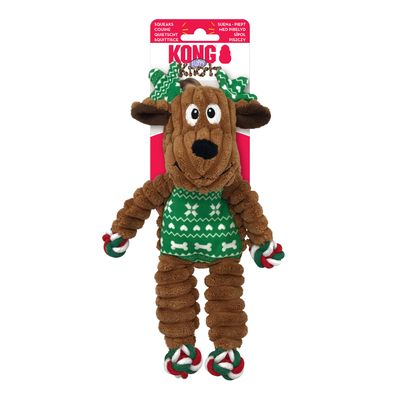 KONG Holiday Floppy Knots Reindeer-Pettitt and Boo