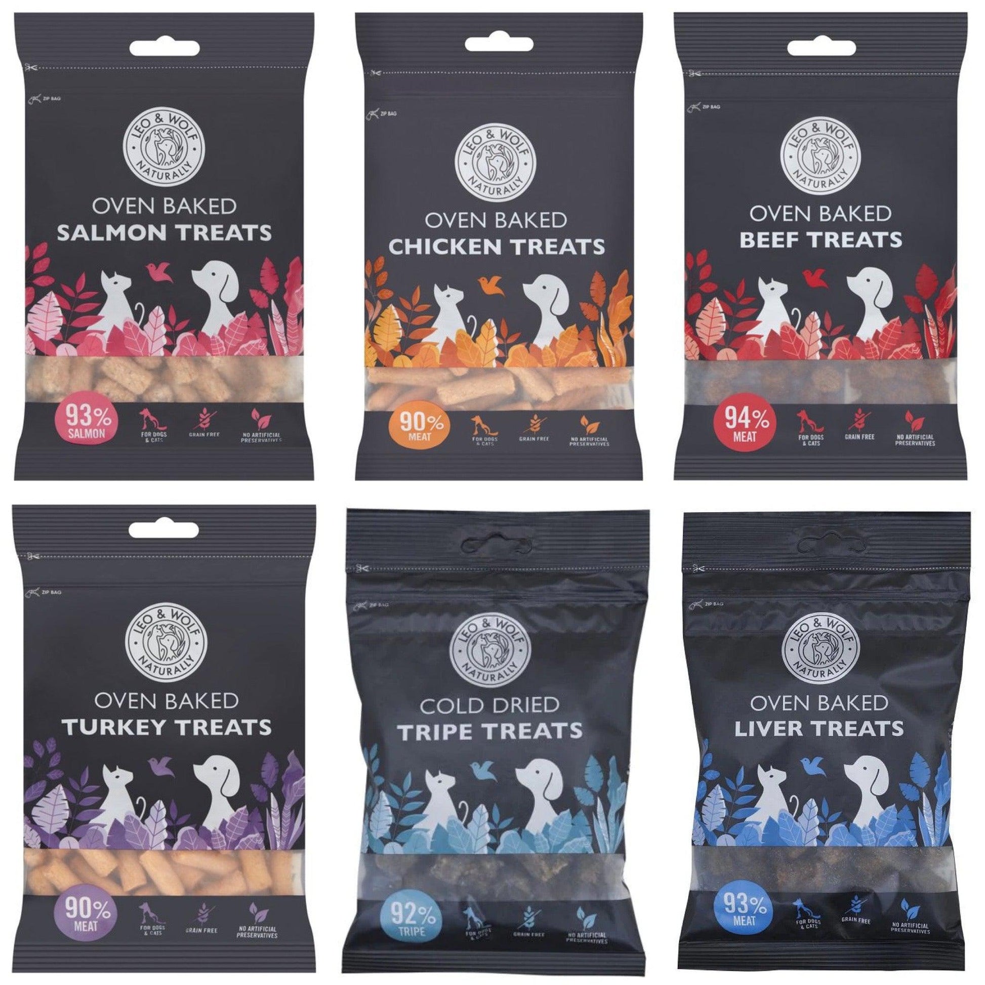 Leo & Wolf Treats For Dogs & Cats 100g-Pettitt and Boo