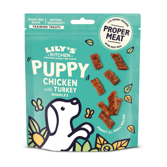 Lily’s Kitchen Puppy Chicken with Turkey Nibbles 70g-Pettitt and Boo