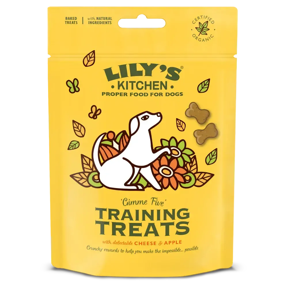 Lily’s Kitchen Training Treats with Cheese & Apple 80g-Pettitt and Boo