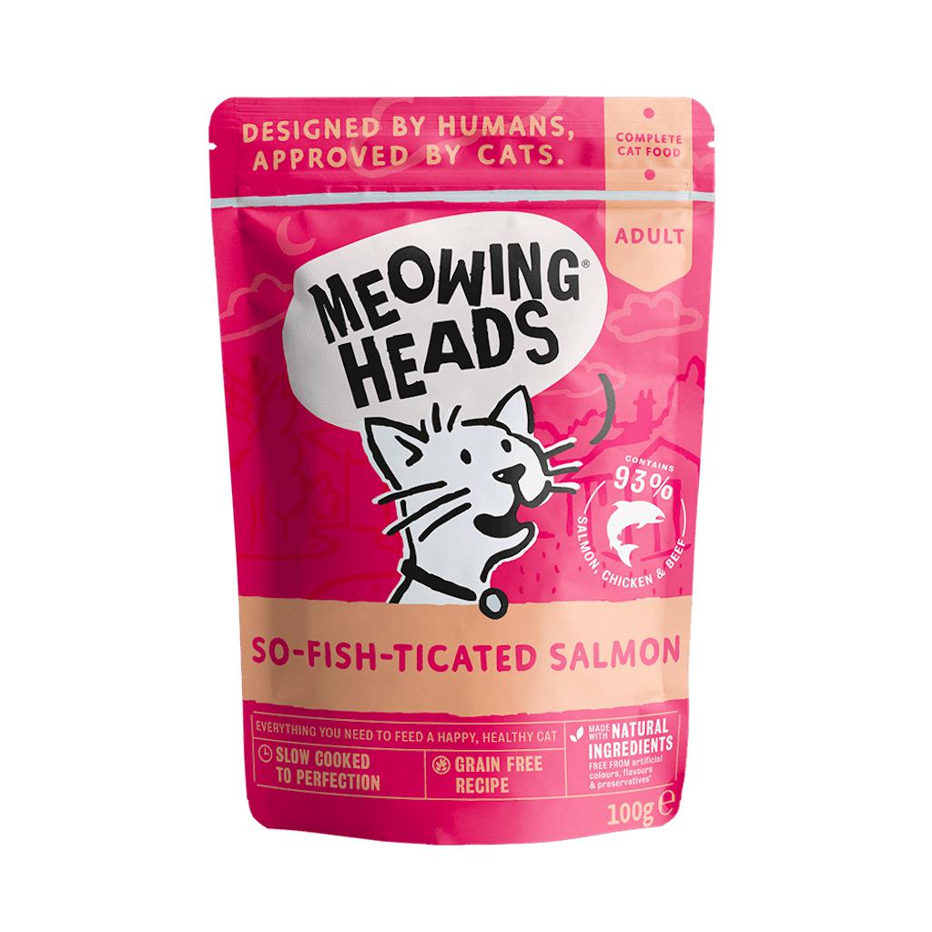 Meowing Heads Wet Pouches 100g-Pettitt and Boo