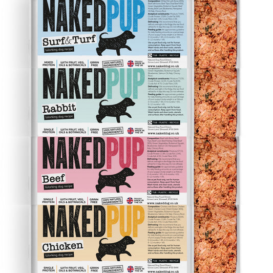 NAKED DOG PUPPY Twin Pack (2x500g)-Pettitt and Boo
