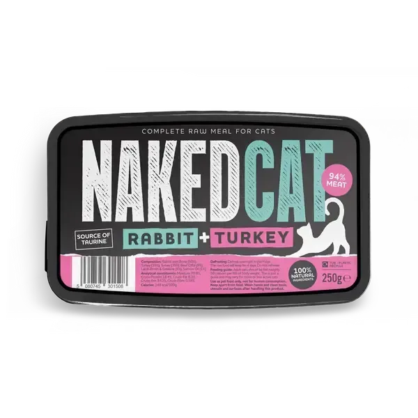 NAKEDCAT Complete Raw Cat Food (250g)t-Pettitt and Boo