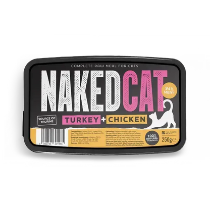 NAKEDCAT Complete Raw Cat Food (250g)t-Pettitt and Boo