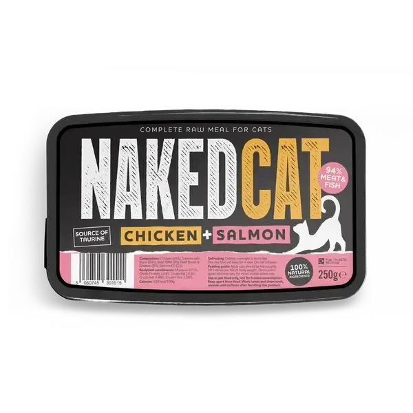 NAKEDCAT Complete Raw Cat Food (250g)t-Pettitt and Boo