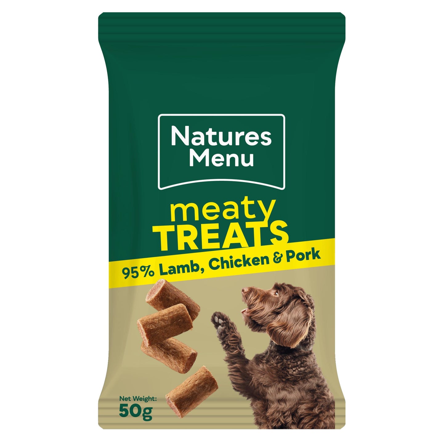 NM Meaty Treats for Dogs 50g Asst-Pettitt and Boo