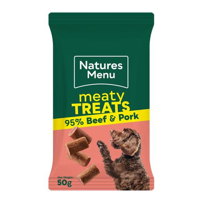 NM Meaty Treats for Dogs 50g Asst-Pettitt and Boo