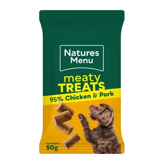 NM Meaty Treats for Dogs 50g Asst-Pettitt and Boo