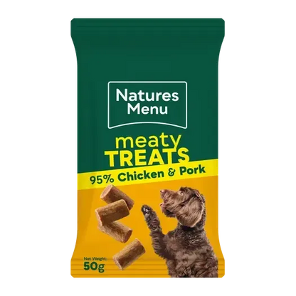 NM Meaty Treats for Dogs 50g Asst-Pettitt and Boo