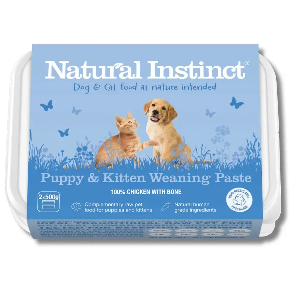 Natural Instinct - Puppy & Kitten Weaning Paste 2x500g-Pettitt and Boo