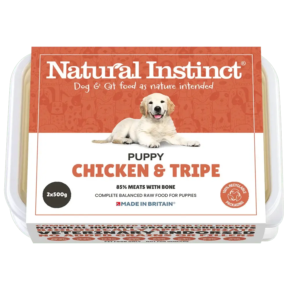 Natural Instinct Puppy Range - 2x500g Asst Flavours-Pettitt and Boo
