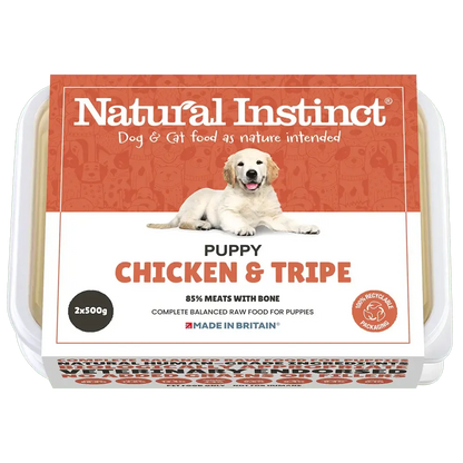 Natural Instinct Puppy Range - 2x500g Asst Flavours-Pettitt and Boo