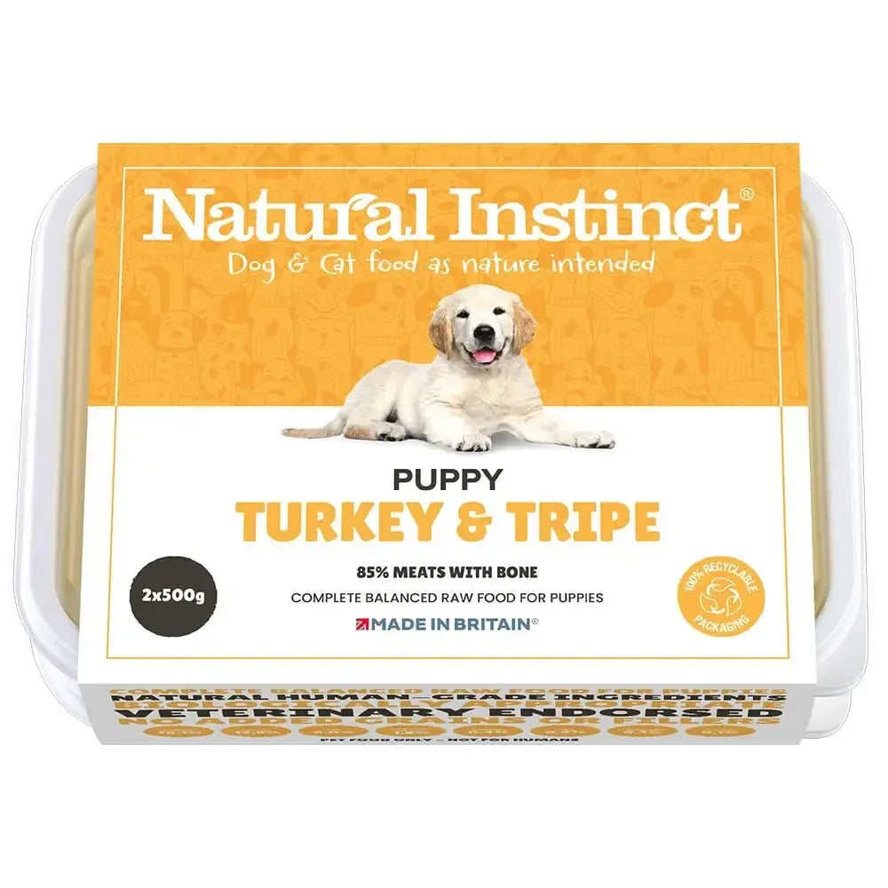 Natural Instinct Puppy Range - 2x500g Asst Flavours-Pettitt and Boo