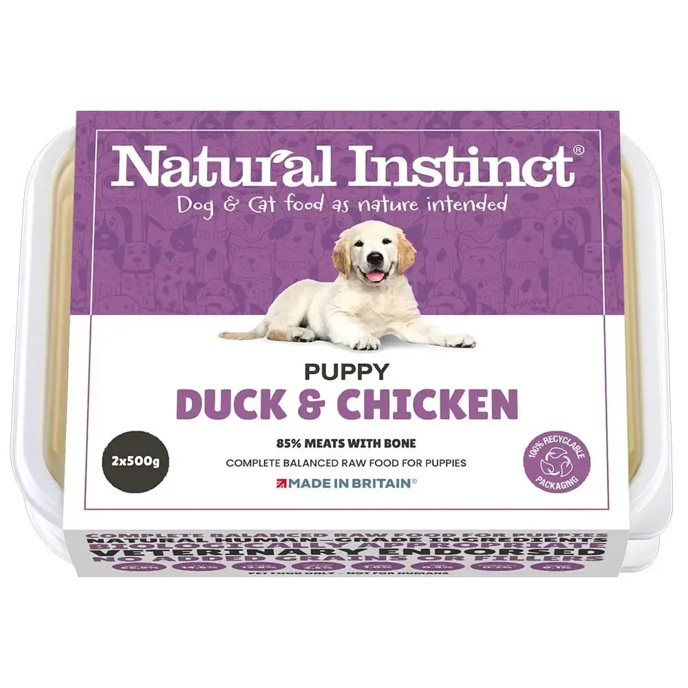 Natural Instinct Puppy Range - 2x500g Asst Flavours-Pettitt and Boo
