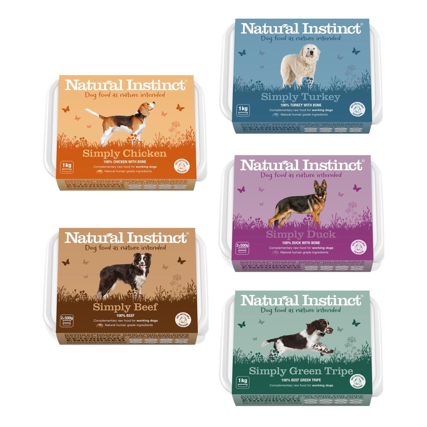 Natural Instinct Simply Range 1kg-Pettitt and Boo