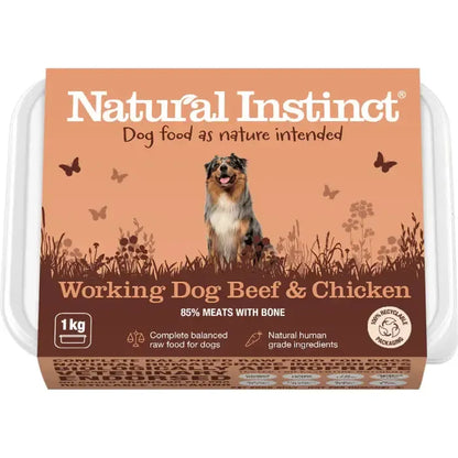 Natural Instinct Working Dog Range 1kg-Pettitt and Boo