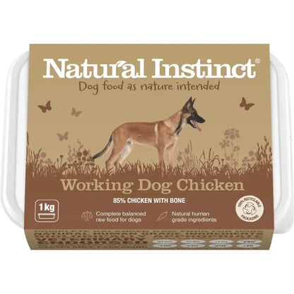 Natural Instinct Working Dog Range 1kg-Pettitt and Boo