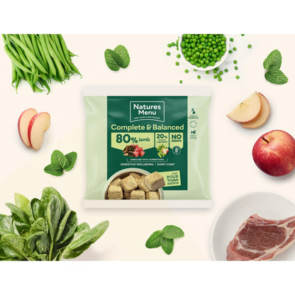 Natures Menu 80-20 Complete Nuggets 1kg-Pettitt and Boo