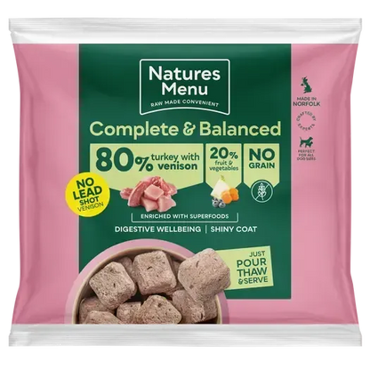 Natures Menu 80-20 Complete Nuggets 1kg-Pettitt and Boo