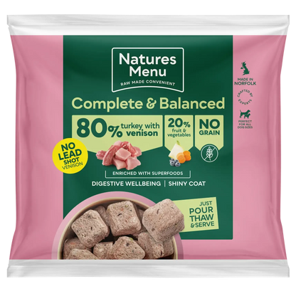 Natures Menu 80-20 Complete Nuggets 1kg-Pettitt and Boo