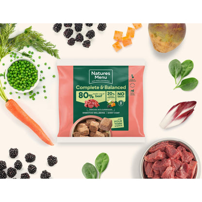 Natures Menu 80-20 Complete Nuggets 1kg-Pettitt and Boo