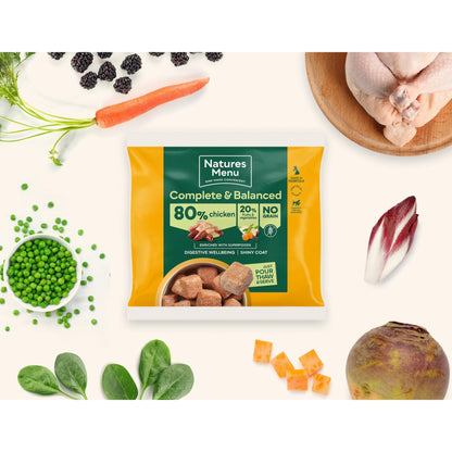 Natures Menu 80-20 Complete Nuggets 1kg-Pettitt and Boo