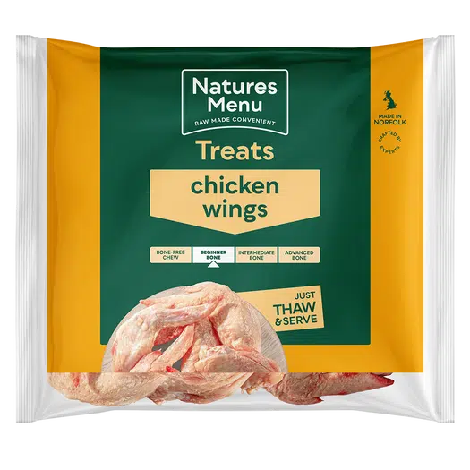 Natures Menu Chicken Wings 1kg-Pettitt and Boo