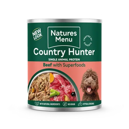 Natures Menu Country Hunter Cans 600g-Pettitt and Boo