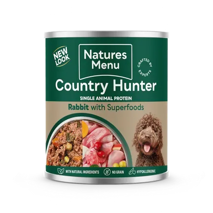 Natures Menu Country Hunter Cans 600g-Pettitt and Boo