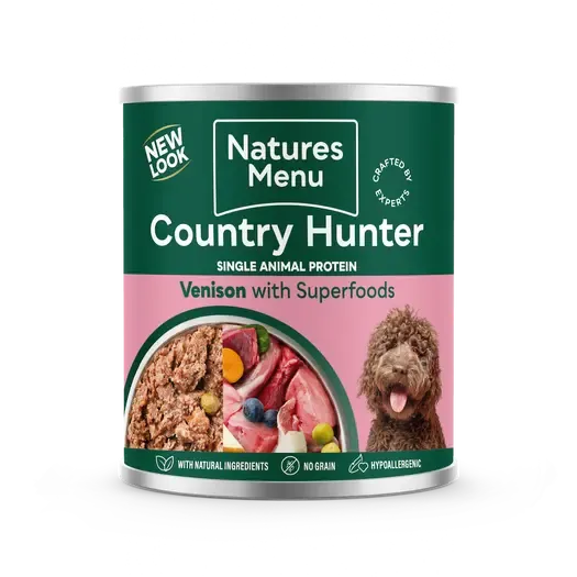 Natures Menu Country Hunter Cans 600g-Pettitt and Boo