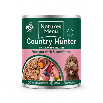 Natures Menu Country Hunter Cans 600g-Pettitt and Boo